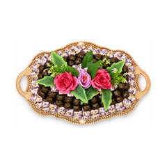 PREMIUM  GIFT HAMPER DESIGN OVAL - FIBER